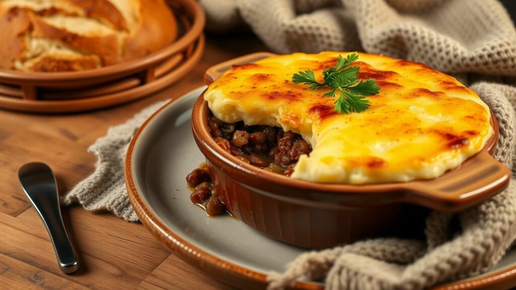 Lentil and Mushroom Shepherd's Pie Recipe
