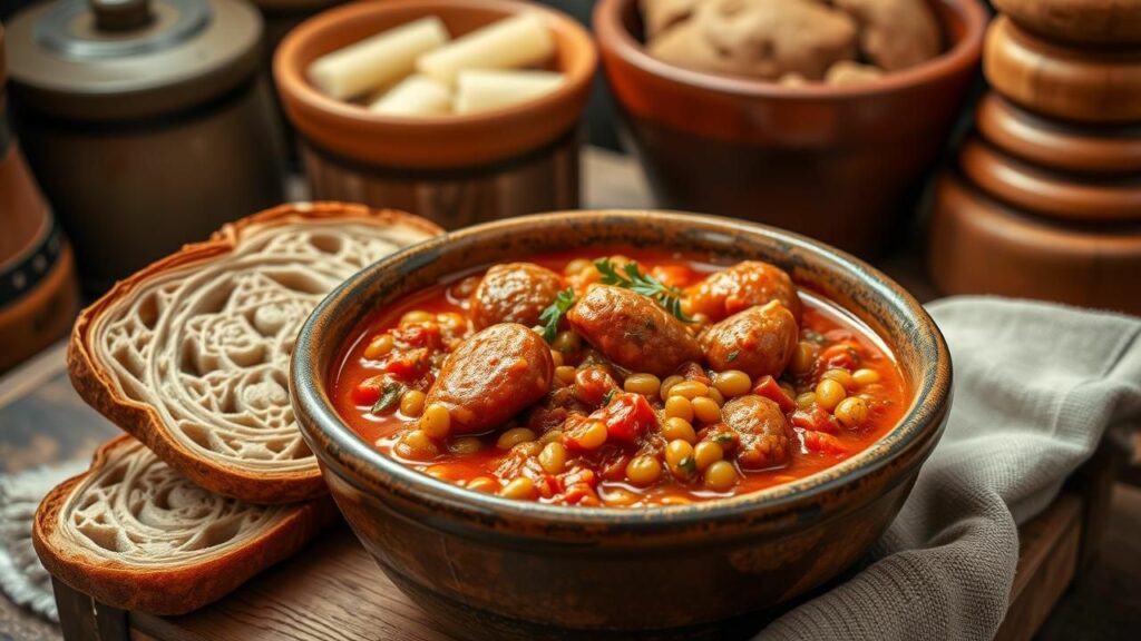 Lentil and Sausage Stew Recipe