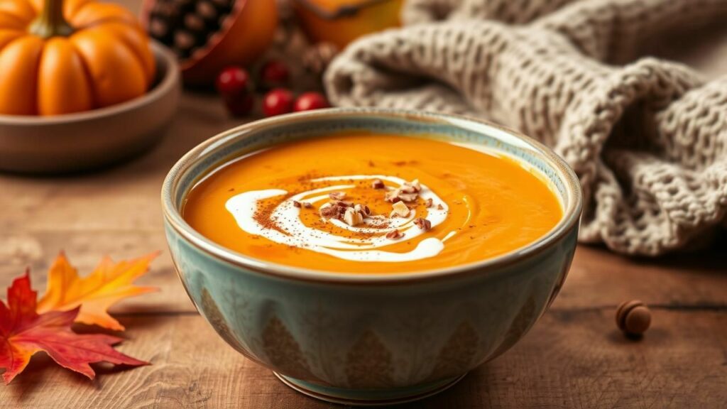 Low-Calorie Loaded Sweet Potato Soup Recipe