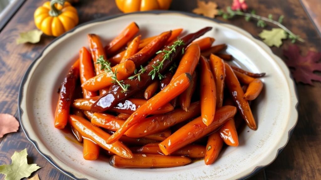 Maple Glazed Roasted Carrots Recipe
