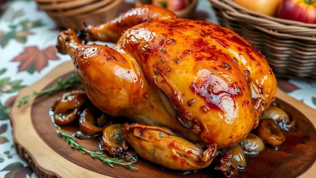 Maple-Glazed Roasted Chicken Recipe