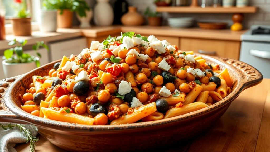 Mediterranean Chickpea Ziti Recipe