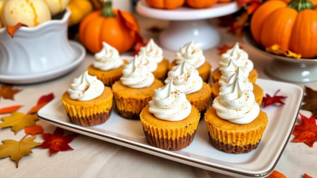 Mini Pumpkin Cheesecakes Recipe