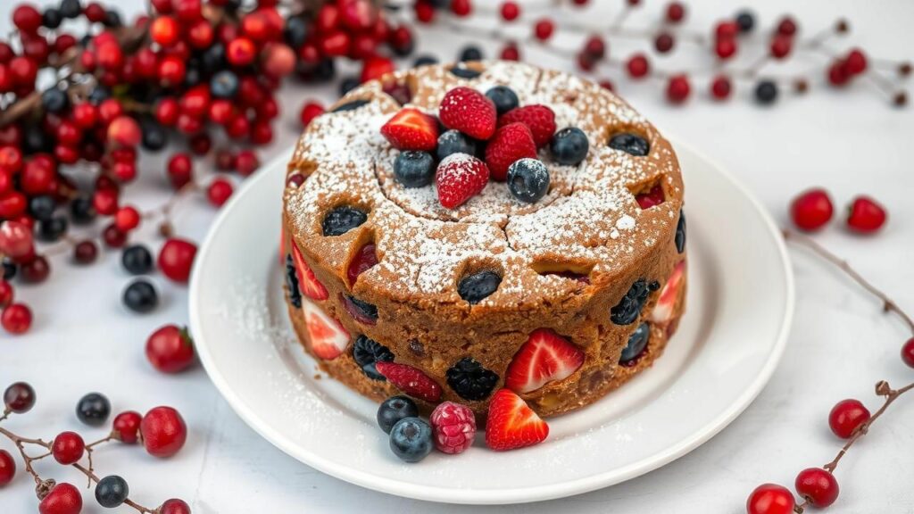Mixed Berry Fruitcake Recipe