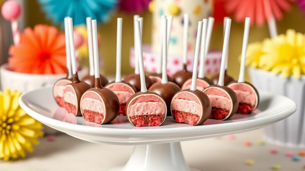 Neapolitan Cake Pops Recipe