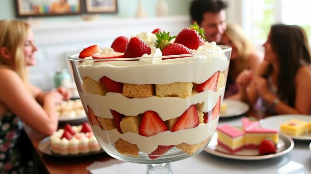 Neapolitan Cake Trifle Recipe
