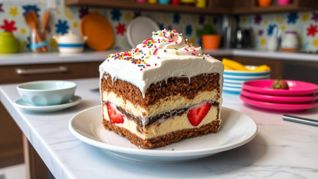 Neapolitan Poke Cake Recipe