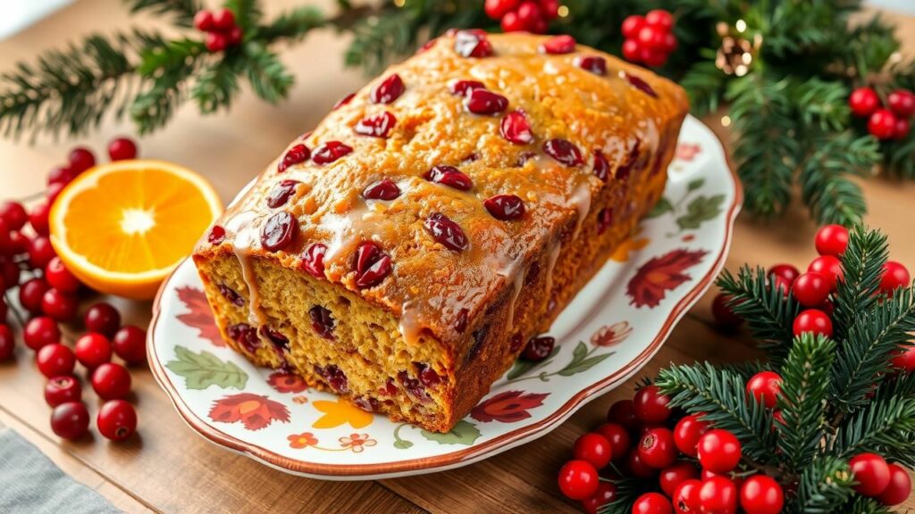 Orange Cranberry Fruitcake Recipe