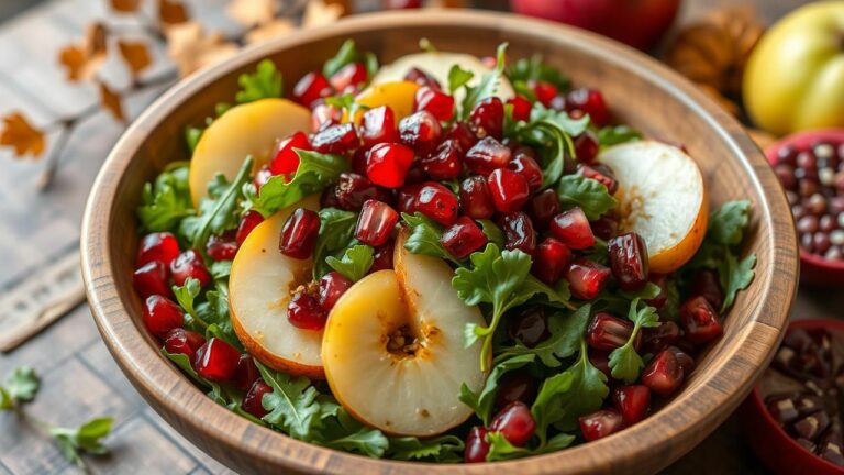 Pear and Pomegranate Salad Recipe
