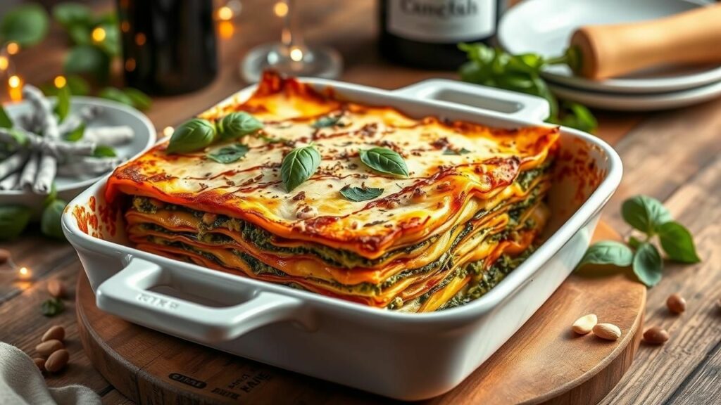 Pesto and Butternut Squash Lasagna Recipe