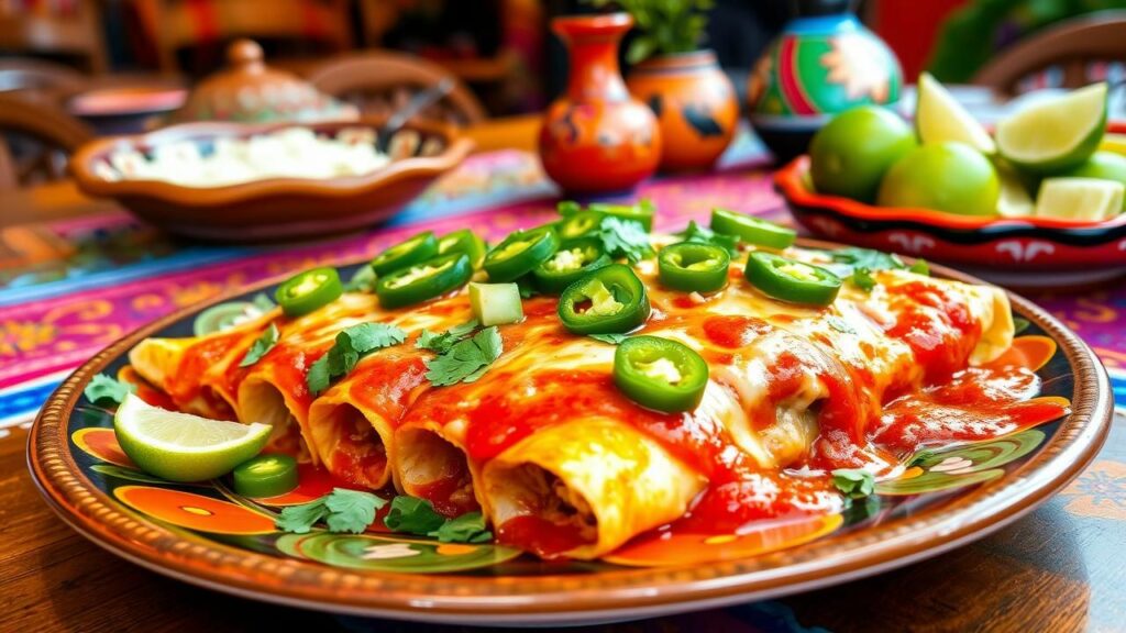 Pheasant Enchiladas with Spicy Sauce Recipe
