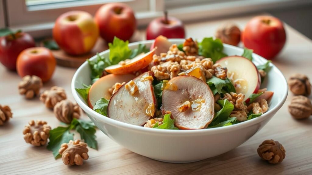 Pheasant Salad with Apple and Walnut Recipe