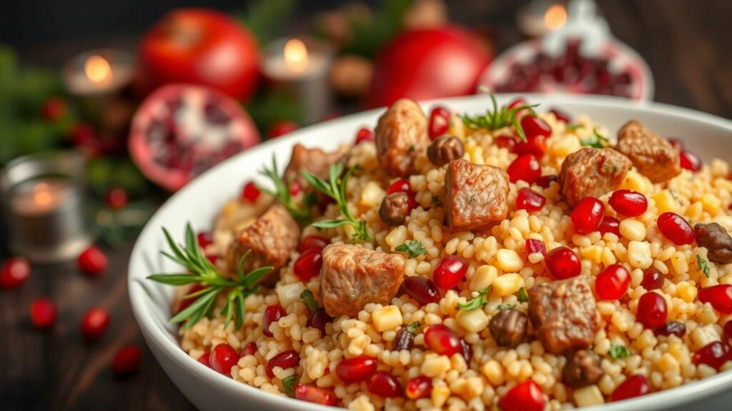 Pheasant and Pomegranate Couscous Recipe