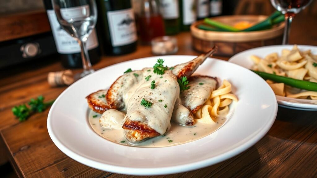 Pheasant in White Wine Sauce Recipe