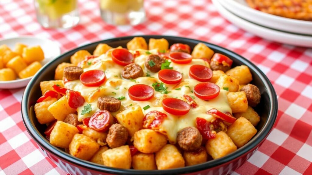 Pizza Tater Tot Casserole Recipe