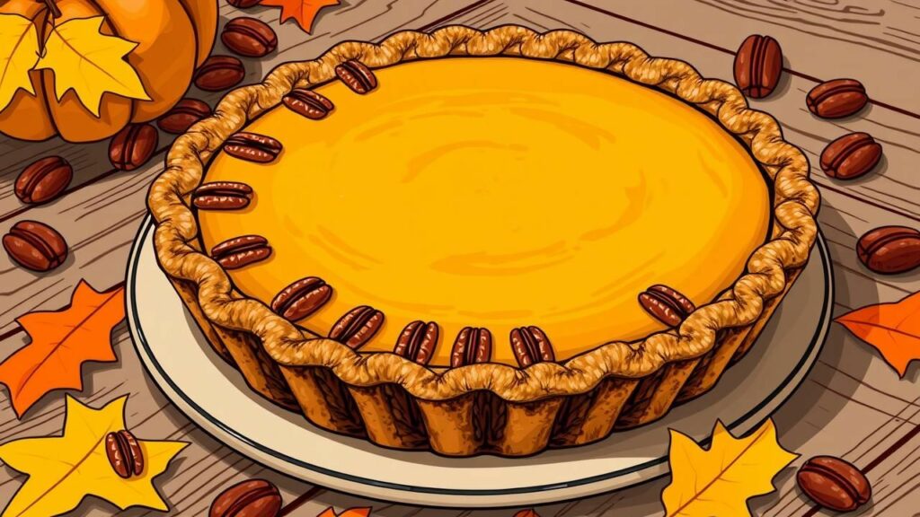 Pumpkin Pie with Pecan Crust Recipe