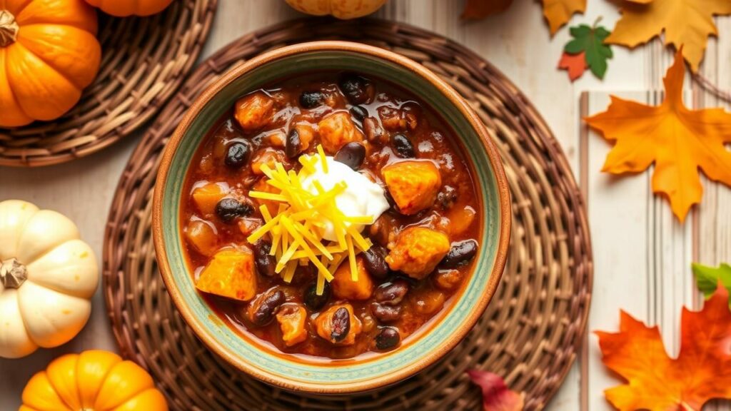 Pumpkin and Black Bean Chili Recipe