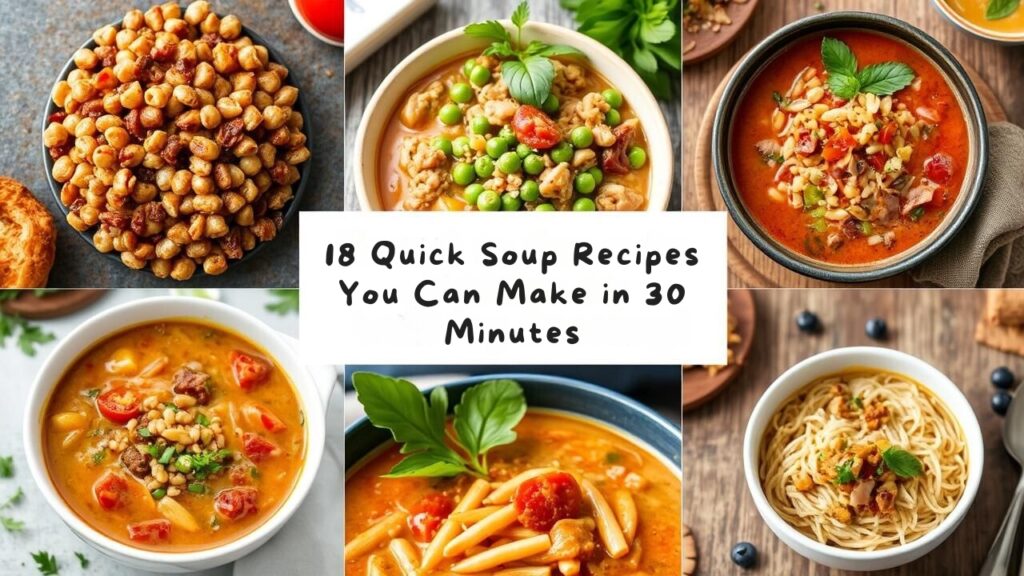 Quick Soup Recipes You Can Make in 30 Minutes