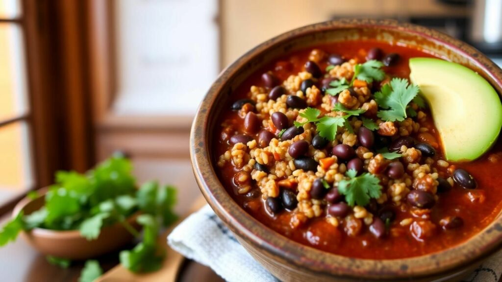 Quinoa and Black Bean Chili Recipe