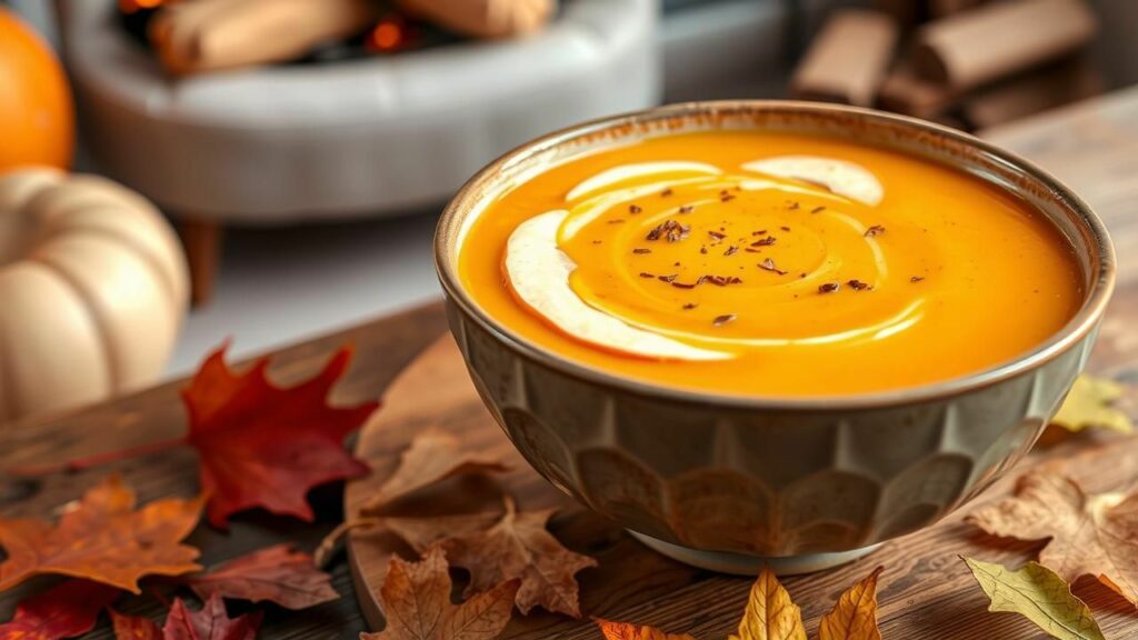 Roasted Butternut Squash and Apple Soup Recipe