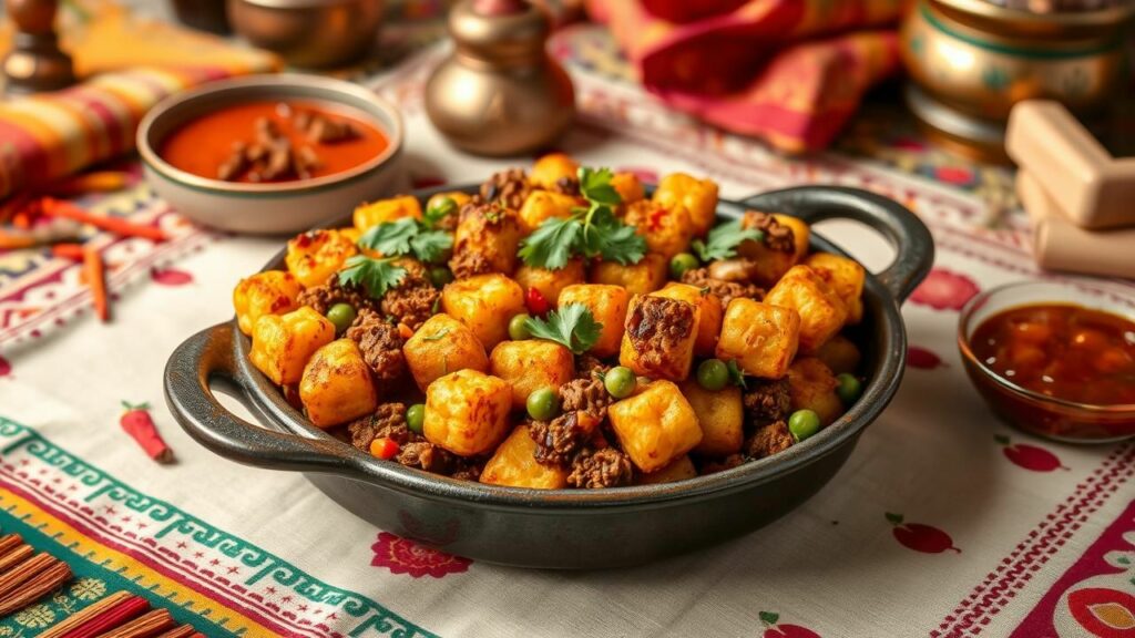 Samosa-Inspired Tater Tot Casserole Recipe