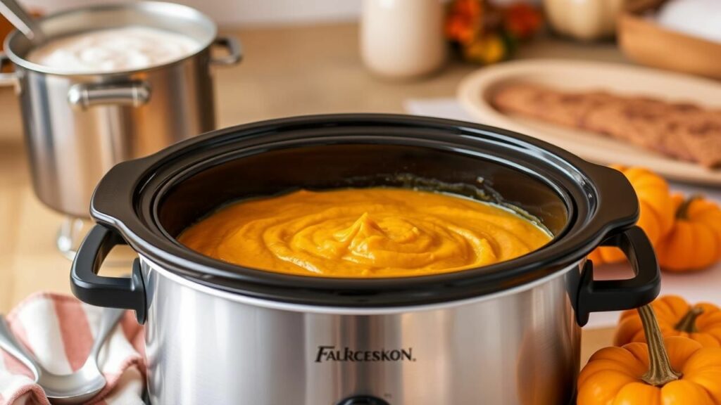 Slow Cooker Pumpkin Puree Recipe