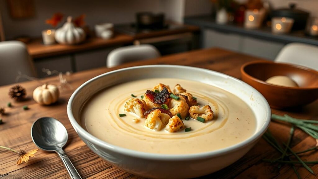 Smoky Cauliflower Soup Recipe