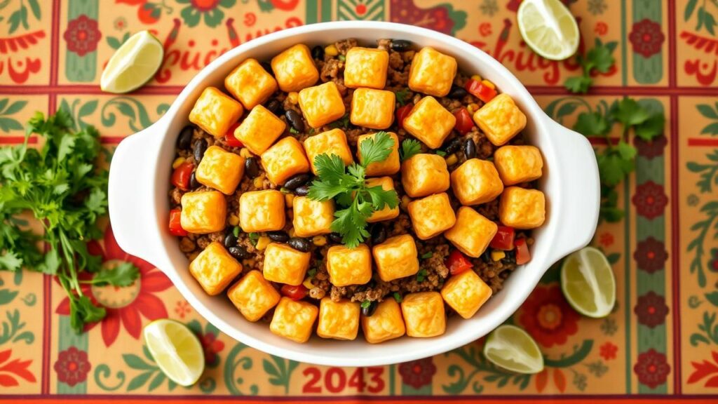 Southwest Tater Tot Casserole Recipe