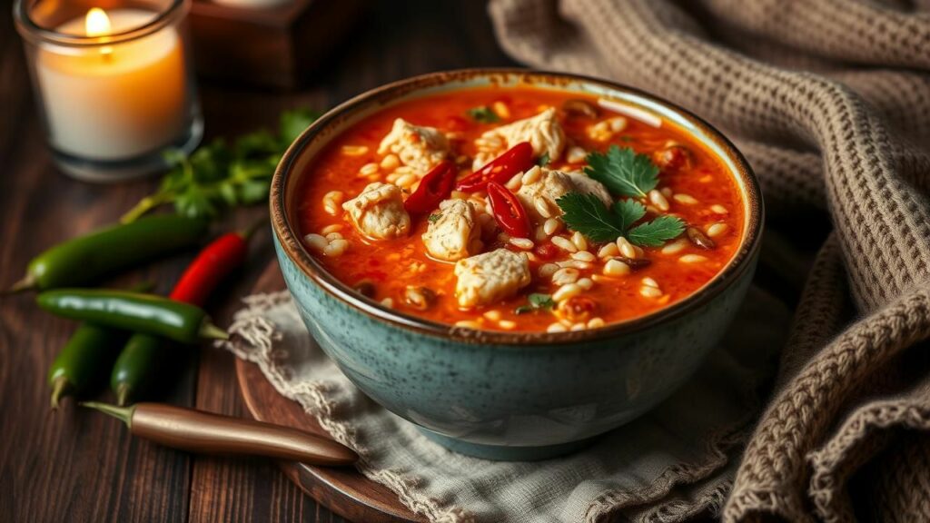Spicy Chicken Wild Rice Soup Recipe