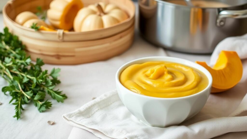 Steam-Cooked Pumpkin Puree Recipe