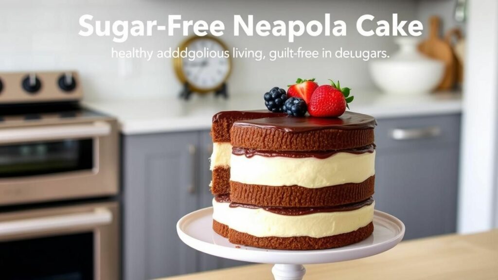 Sugar-Free Neapolitan Cake Recipe