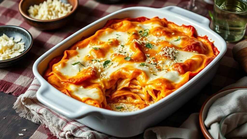 Three-Cheese Butternut Squash Lasagna Recipe