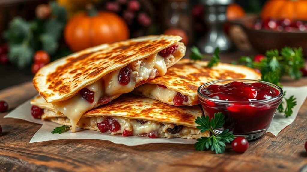 Turkey and Cranberry Quesadilla Recipe