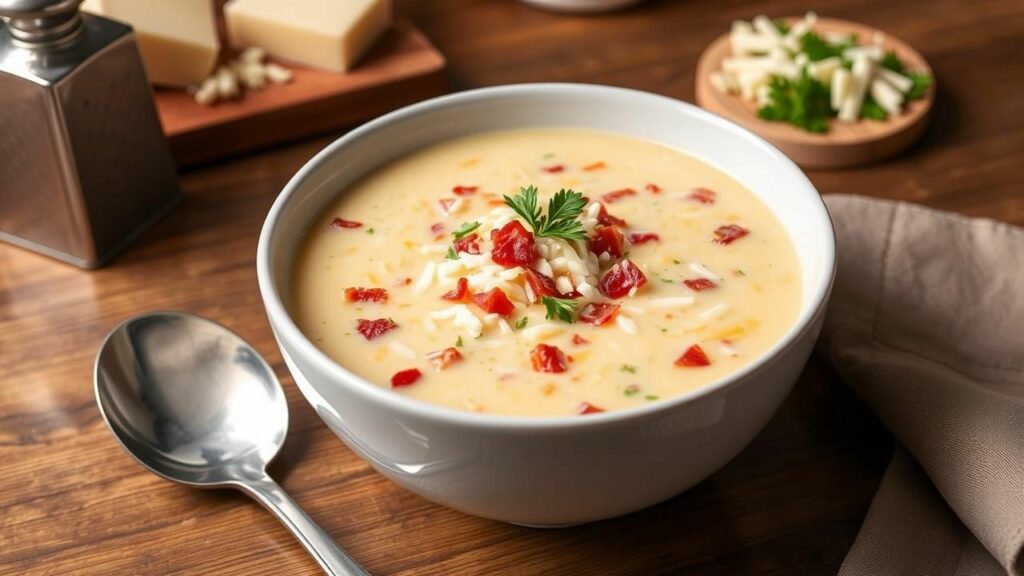 Ultimate Triple Cheese and Bacon Soup Recipe