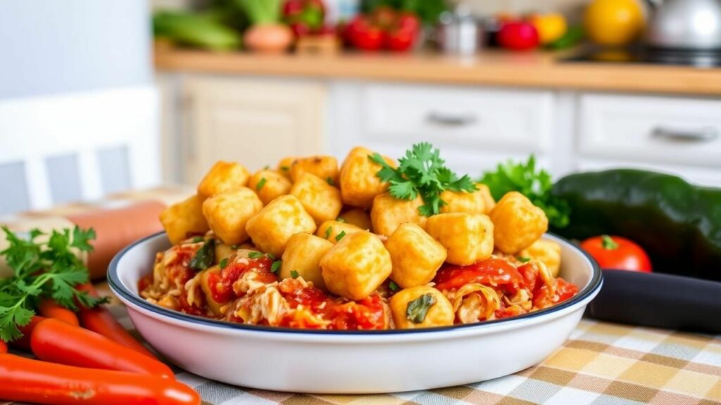 Vegetarian Tater Tot Casserole Recipe