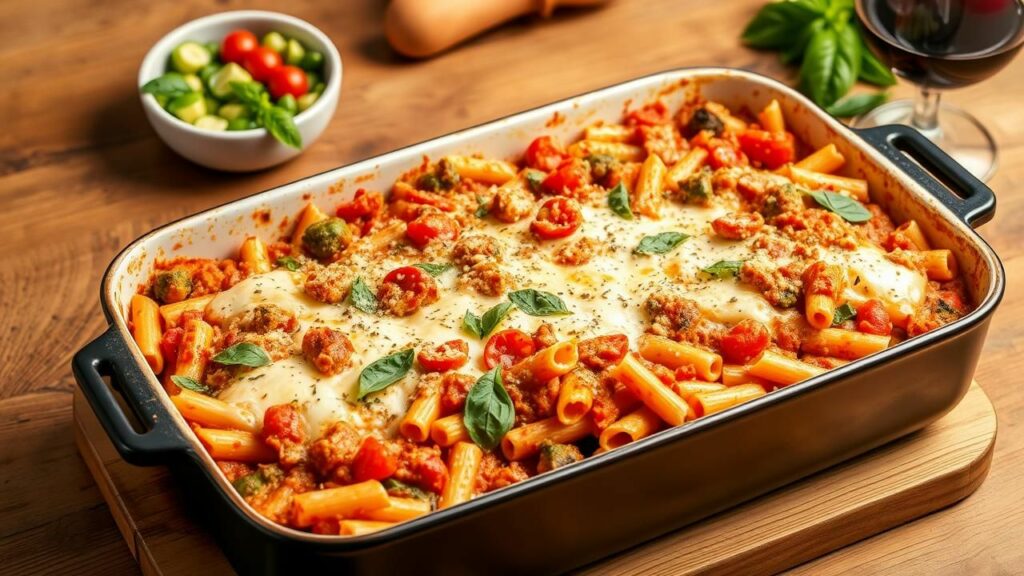Veggie Loaded Baked Ziti Recipe