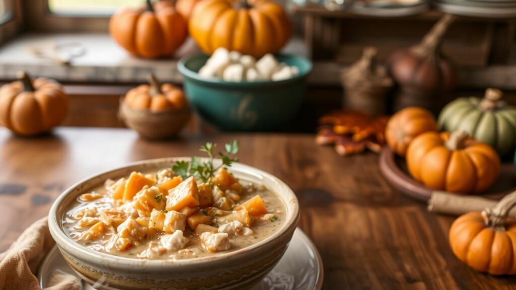 White Chicken Chili with Sweet Potatoes Recipe