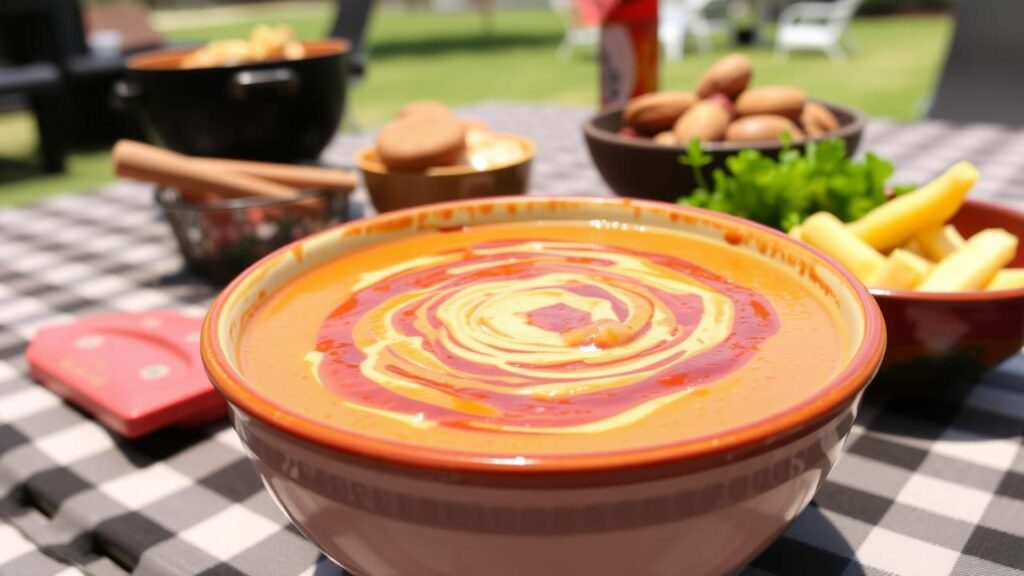 Zesty BBQ Cheeseburger Soup Recipe