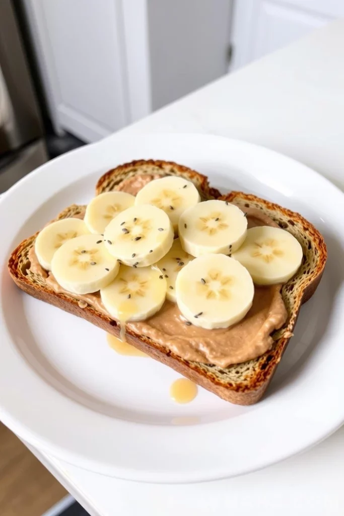 Almond Butter Banana Toast Recipe - Zynahz Almond Butter Banana Toast Recipe - Zynahz