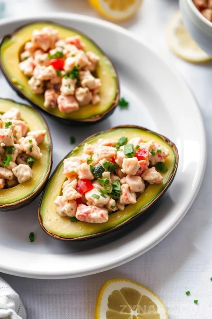 Avocado Tuna Boats Recipe - Zynahz Avocado Tuna Boats Recipe - Zynahz