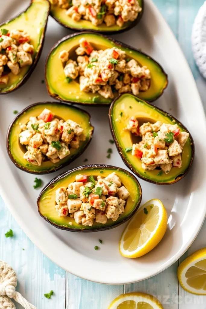 Avocado Tuna Boats Recipe - Zynahz Avocado Tuna Boats Recipe - Zynahz