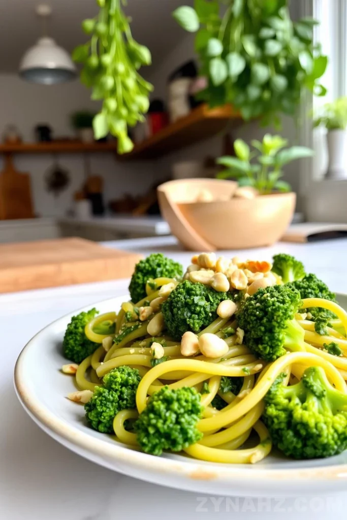 Basil and Broccoli Pesto Pasta Recipe - Zynahz Basil and Broccoli Pesto Pasta Recipe - Zynahz