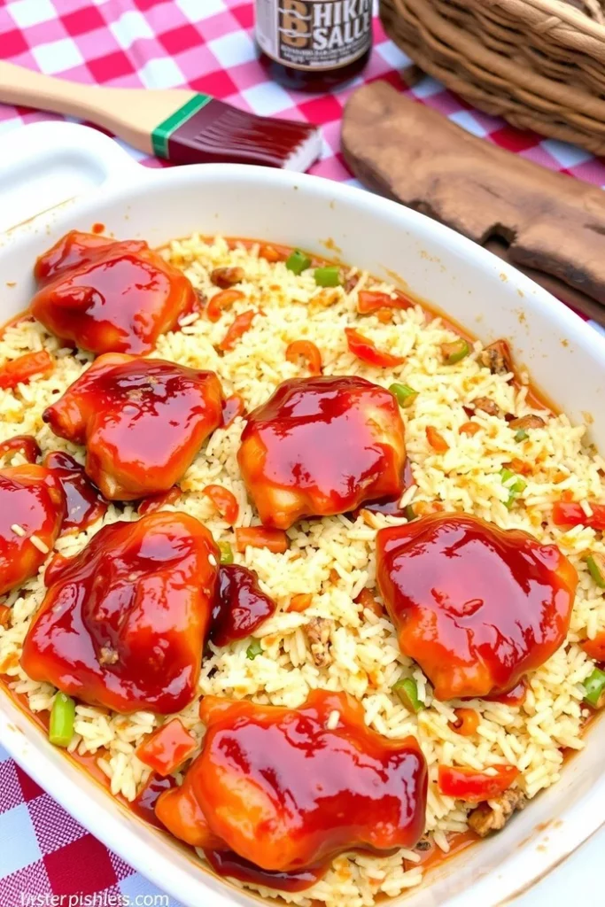BBQ Chicken and Rice Casserole Recipe - Zynahz BBQ Chicken and Rice Casserole Recipe - Zynahz