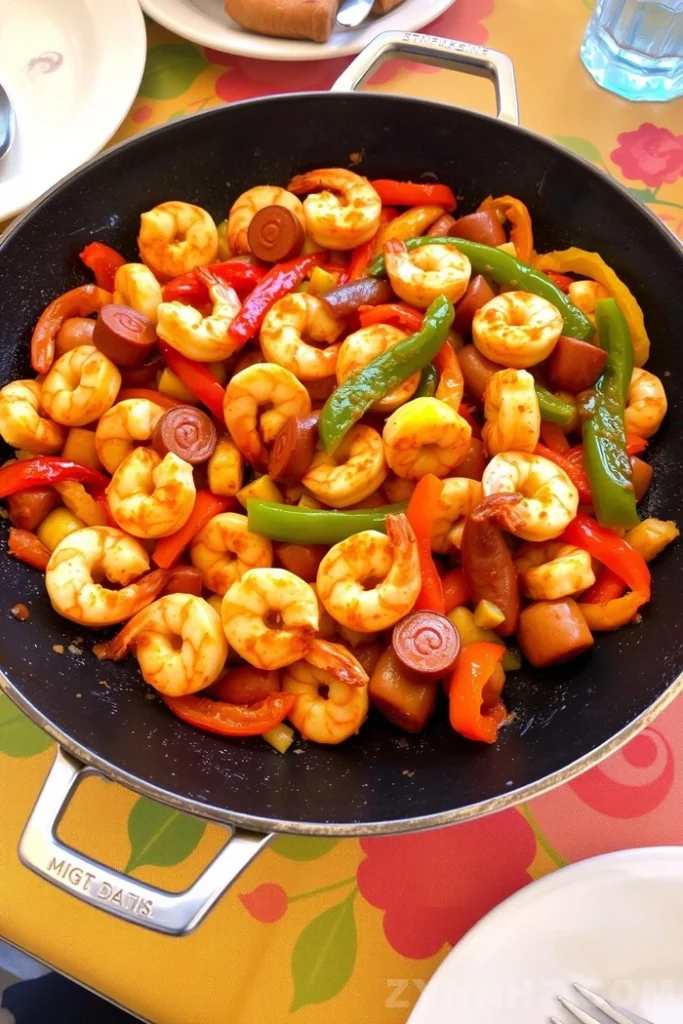 Cajun Shrimp and Sausage Skillet Recipe - Zynahz Cajun Shrimp and Sausage Skillet Recipe - Zynahz