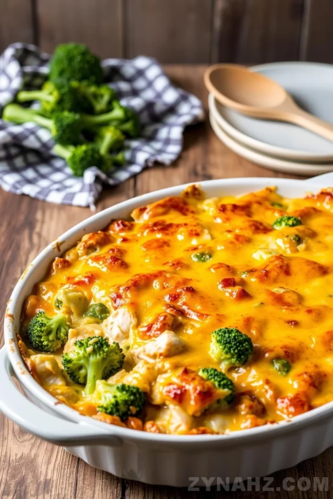 Cheesy Broccoli and Chicken Casserole Recipe - Zynahz Cheesy Broccoli and Chicken Casserole Recipe - Zynahz