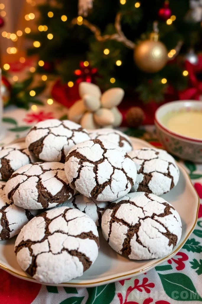 Chocolate Crinkle Cookies Recipe - Zynahz Chocolate Crinkle Cookies Recipe - Zynahz