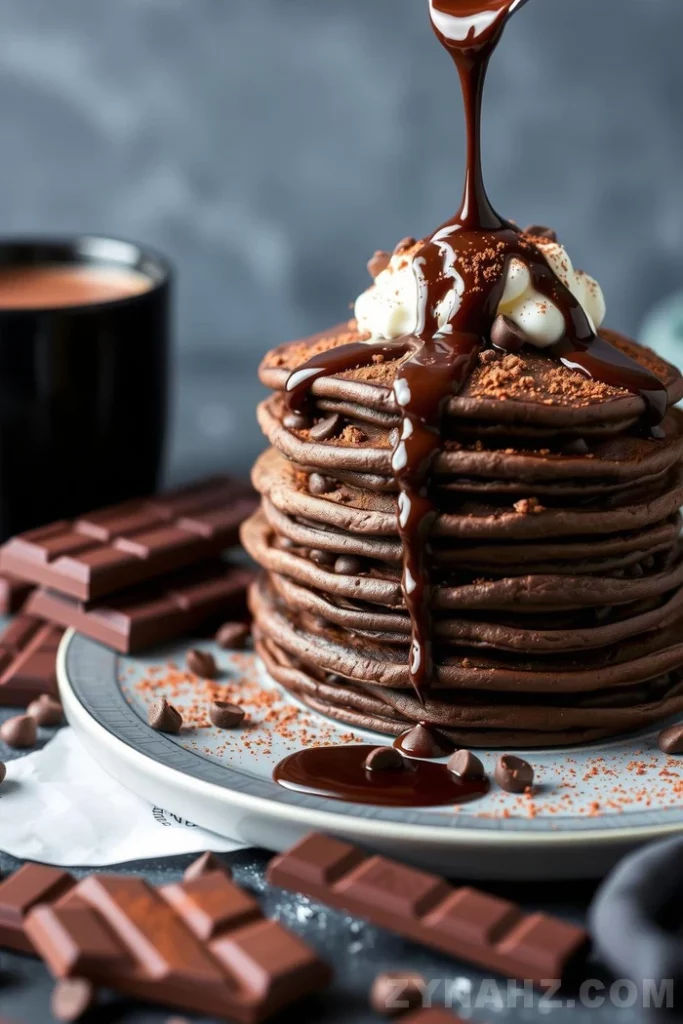 Chocolate Lovers' Pancakes Recipe - Zynahz Chocolate Lovers' Pancakes Recipe - Zynahz