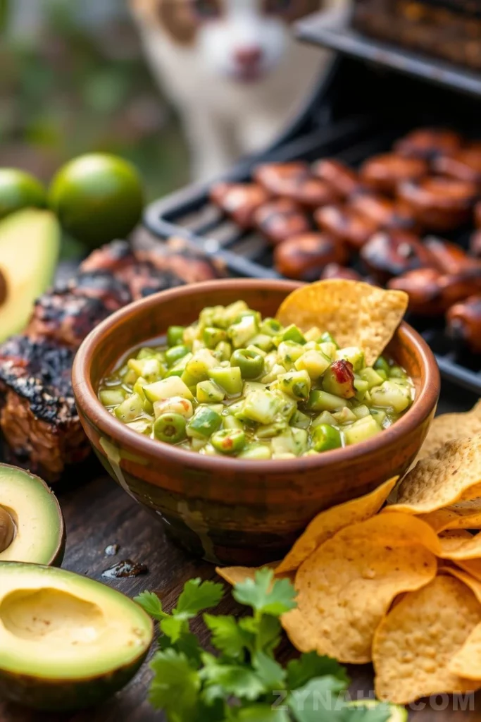Chunky Tomatillo-Avocado Salsa Recipe - Zynahz Chunky Tomatillo-Avocado Salsa Recipe - Zynahz
