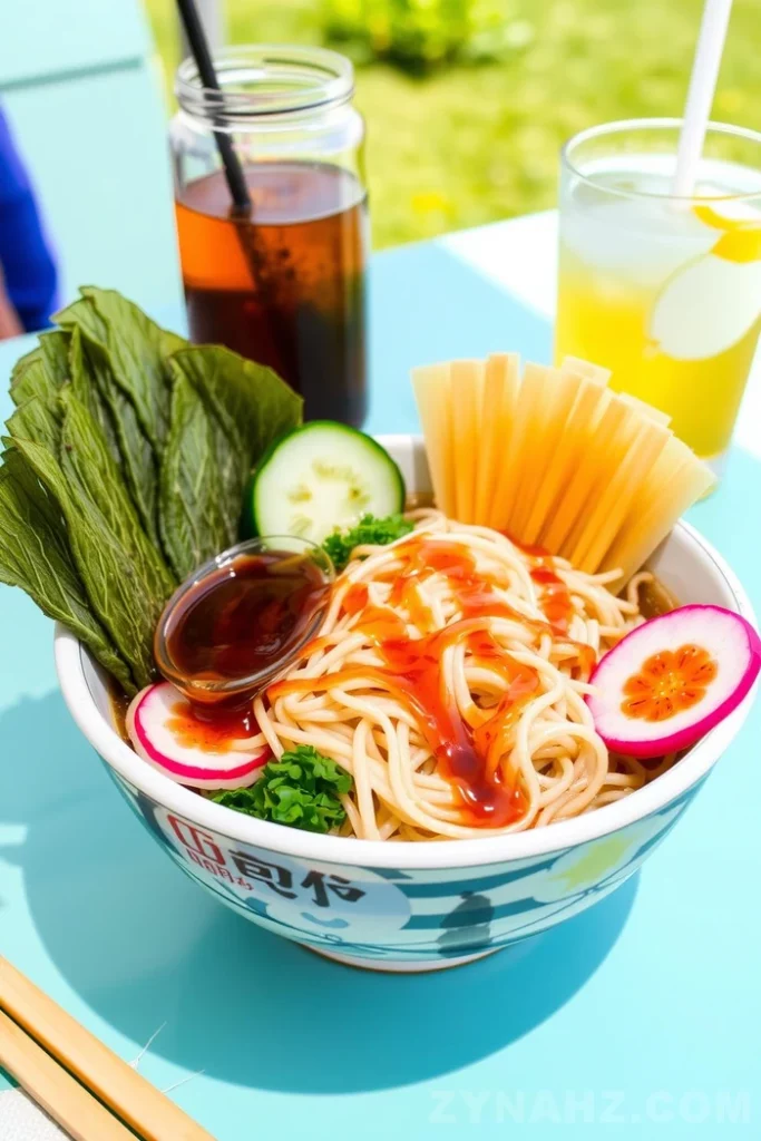 Cold Ramen (Hiyashi Chuka) Recipe - Zynahz Cold Ramen (Hiyashi Chuka) Recipe - Zynahz
