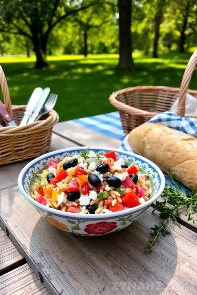 Greek Orzo Salad Recipe - Zynahz Greek Orzo Salad Recipe - Zynahz
